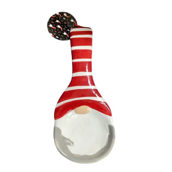 Nordic Gnome Spoon Rest By 10 Strawberry Street 11” NEW NWT - Picture 1 of 5